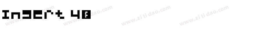 Insert 4字体转换